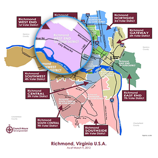 RVA Districts Map